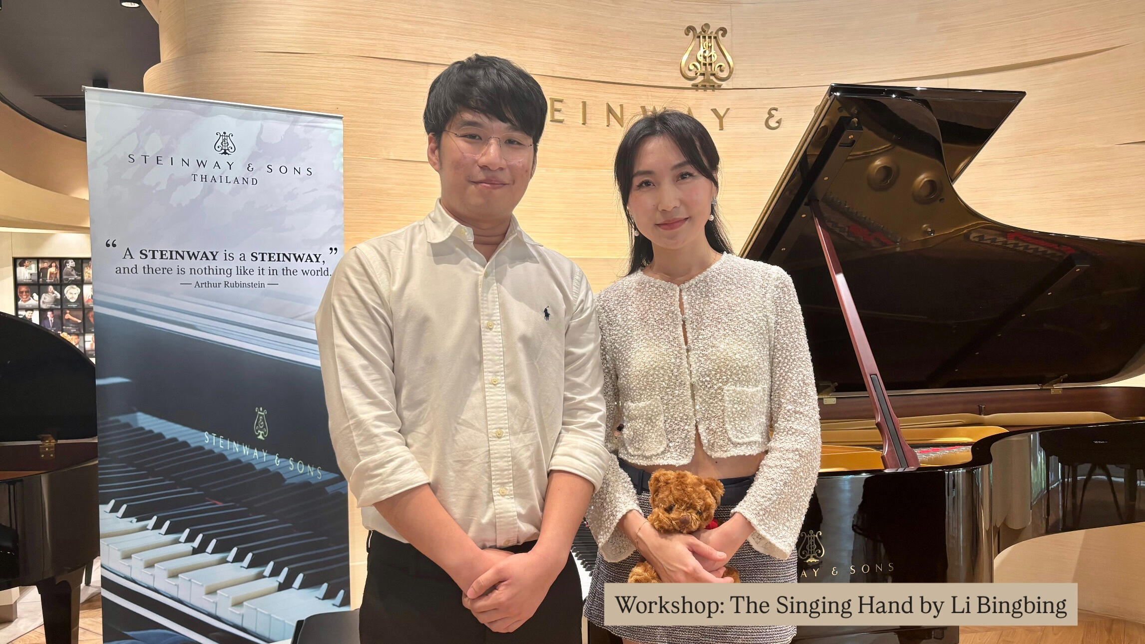 The Singing Hand - Steinway & Sons Thailand The Singing Hand - Steinway & Sons Thailand. This workshop explores how thoughtful fingering directly shapes phrasing and tone, revealing the colours and nuances within each student’s repertoire.